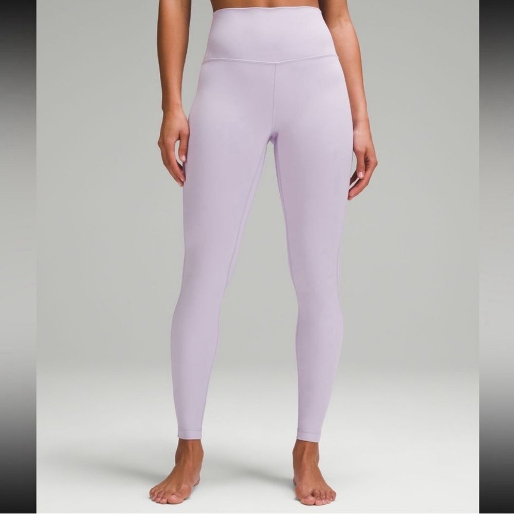 Lululemon align High-rise pant 28”‎ in lilac ether size 6